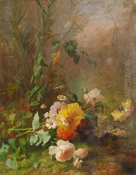 Stillleben Mit Blumen Und Grasern - view 1
