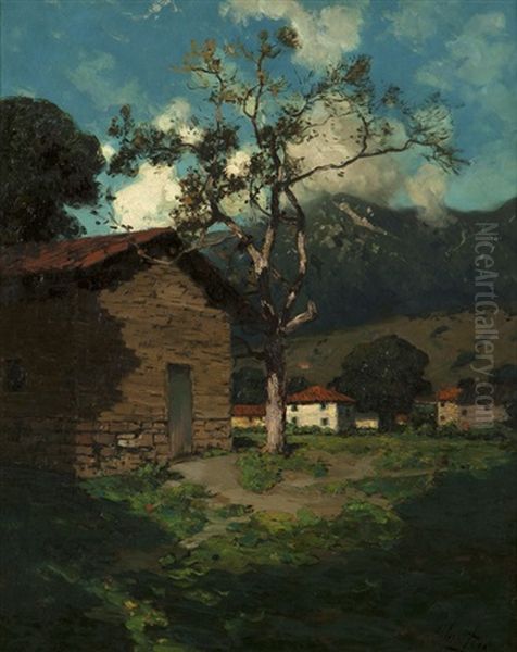 Burke Adobe, Adobe In A Santa Barbara Landscape - view 1