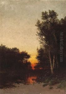 Sunset On A Quiet Creek