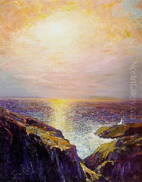 California Coast, Sunset - view 1