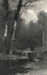 Landscape With Waterfall by Julian Walbridge Rix
