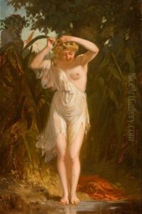 A Wood Nymph by Jean Andre Rixens