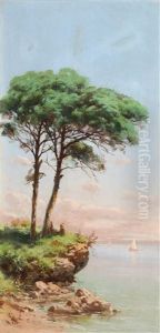 Peyzaj by Hoca Ali Riza