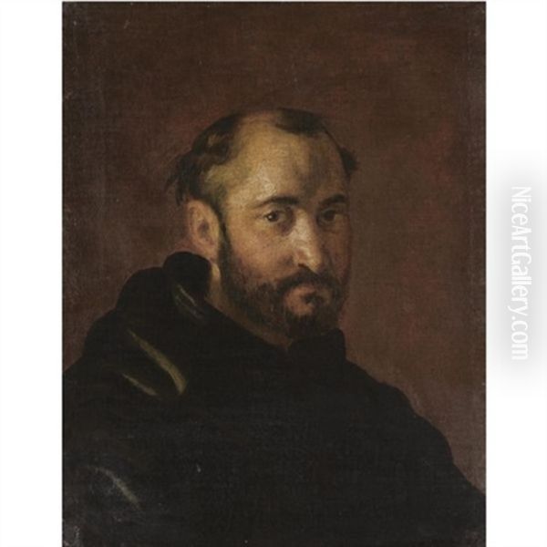 Portrait Of A Benedictine Monk, Bust Length - view 1