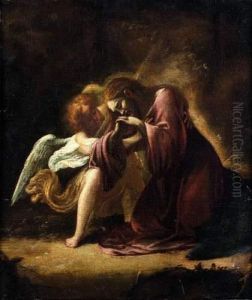 Le Christ Au Mont Des Oliviers by Orazio Borgianni