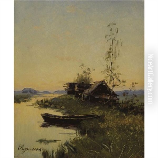 Landscape With Boat - view 1