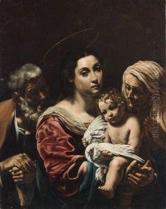 The Holy Family With Saint Anne