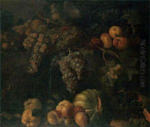 Nature Morte Aux Raisins, Aux Peches Et Aux Melons Nature Morte Aux Raisins, Aux Peches Et Aux Melons