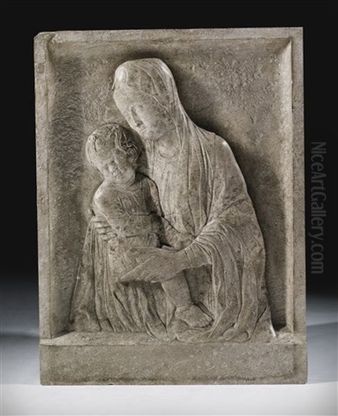 Relief With The Virgin And Child - view 1