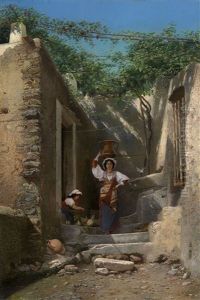Courtyard In Rome