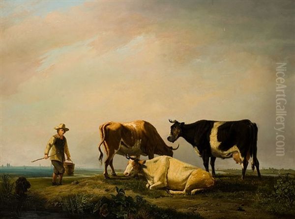 Les Vaches Dans La Prairie - view 1