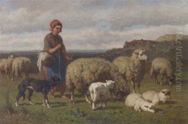 A Young Shepherdess - view 1