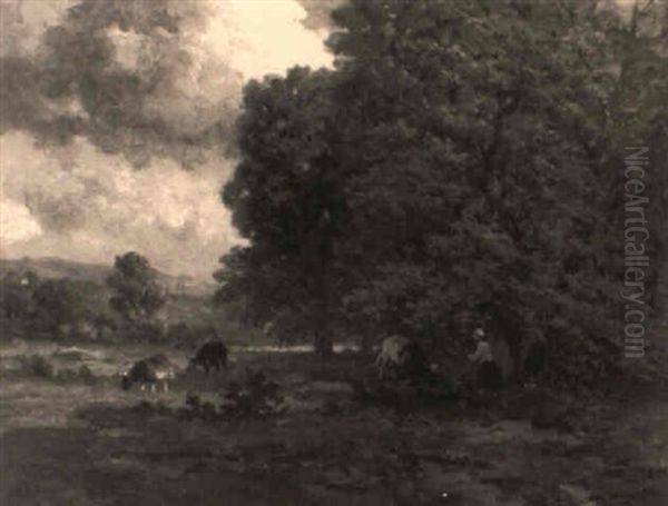Landschap Met Koeienhoedster - view 1