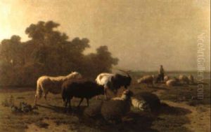Landschap Met Schapenhoedertje Landschap Met Schapenhoedertje