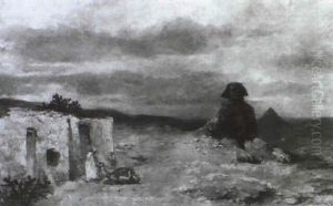 Abend In Aegypten by Moritz Friedrich Robbecke