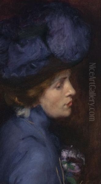 Woman In A Hat - view 1