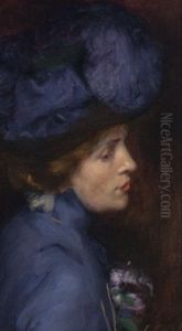 Woman In A Hat by Lucy Lee Robbins