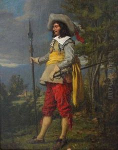 Man With Pike And Sword