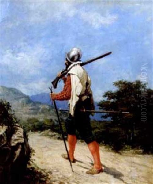 Musketier Auf Weg Marschierend - view 1