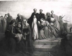 Der Hl. Johannes Von Matha by Alexandre Nestor Nicolas Robert
