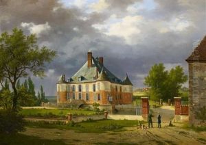 Ansicht Von Chateau Pouly Bei Troyes