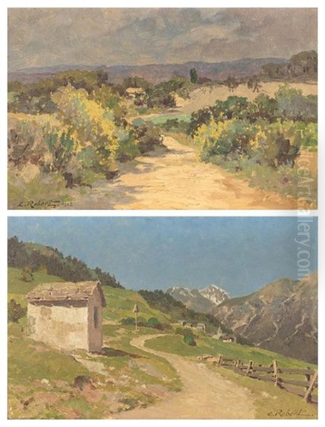 Chapelle Pleumna; Temps D'orage A Aix En Provence (2 Works) - view 1