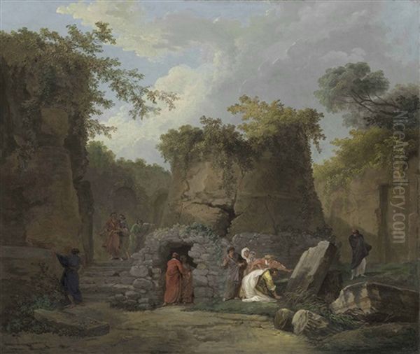 The Tomb Of Virgil At Posilipo, Naples - view 1