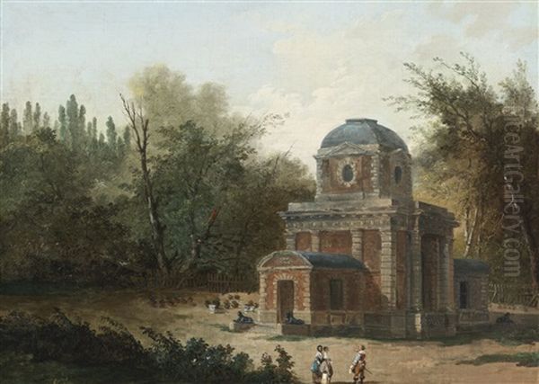 Project For The Pavillon De Cleves Of Maupertuis - view 1
