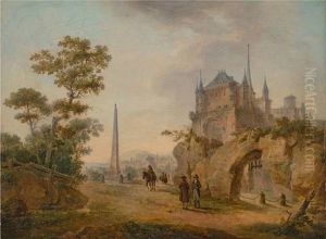 Fantasy Landscape Of Ermenonville by Hubert Robert