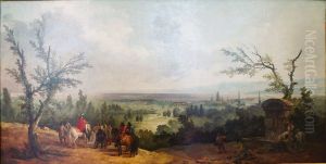 Louis Xiv Devant L'aqueduc De Maintenon by Hubert Robert