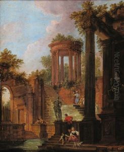 Capricci Architettonici Con Rovine Antiche E Moderne (pair)