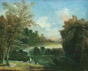 La Baignade Pres De La Cascade