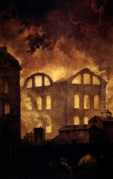 L'incendie De L'hotel-dieu - view 1