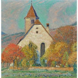 Le Petit Temple Au Soleil (orvin) by Jean Philippe Edouard Robert