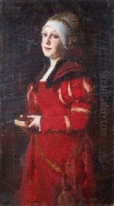 Portrait De Femme by Leo Paul Samuel Robert