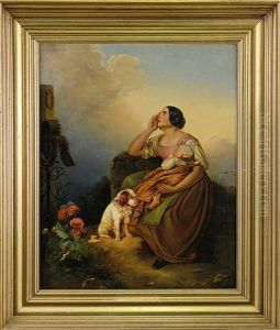 Maternita by Leopold-Louis Robert
