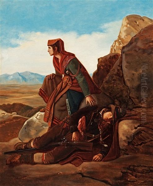 The Brigand Asleep - view 1