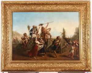 The Pilgrimage To The Madonna Of The Arch by Leopold-Louis Robert