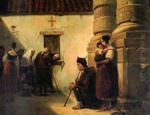 Charite Romaine by Leopold-Louis Robert
