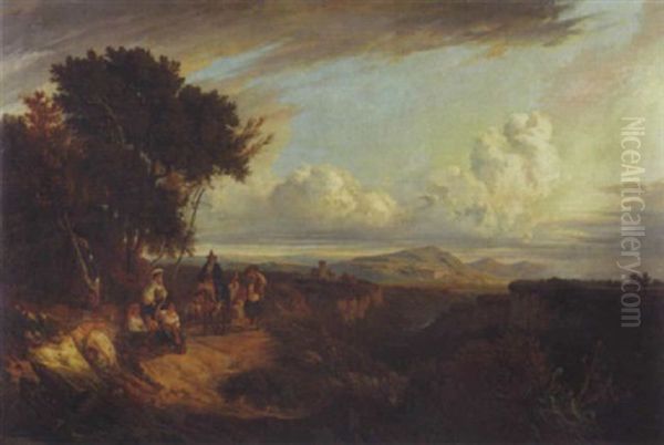 Italienische Bauern Auf Dem Heimweg - view 1
