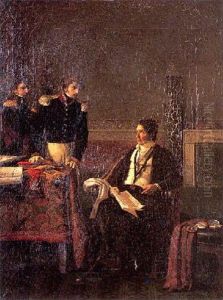 Lord Drummond Ambassadeur Anglais A Naples, Et Deux De Ses Amis, Un Chambellan Du Roi Des Pays-bas Et Un Comte Polonais