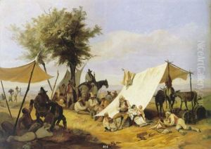 Lagernde Briganten Bei Rom Lagernde Briganten Bei Rom