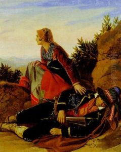 Femme De Brigand Veillant Sur Le Sommeil De Son Mari Femme De Brigand Veillant Sur Le Sommeil De Son Mari