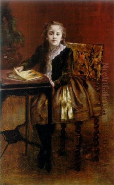 Portrait Of Fillette Lisant - view 1
