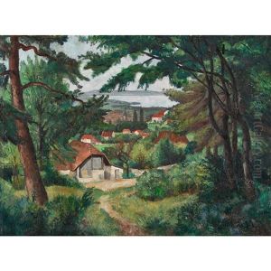 Paysage by Paul Theophile Robert