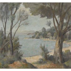 Bord Du Lac De Neuchatel by Paul Theophile Robert