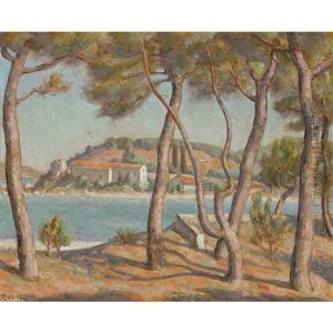 Sudliche Uferlandschaft by Paul Theophile Robert