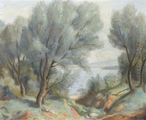 La Baie De Saint-blaise by Paul Theophile Robert