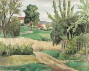 Paysage by Paul Theophile Robert