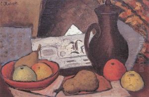 Nature Morte Aux Fruits Et A La Cruche